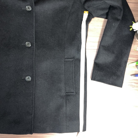 Ralph Lauren black wool pea coat - Picture 6 of 8